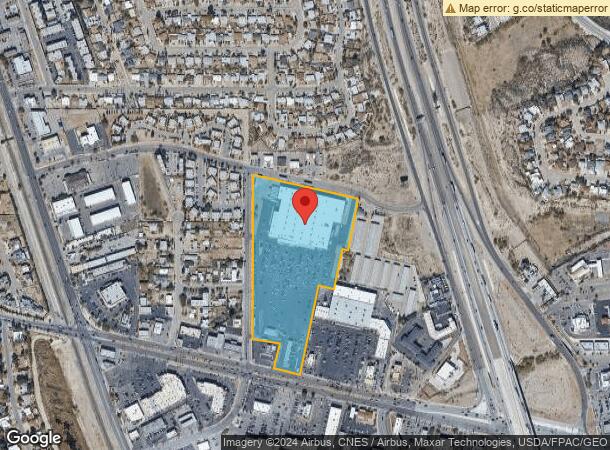  7970 N Mesa St, El Paso, TX Parcel Map