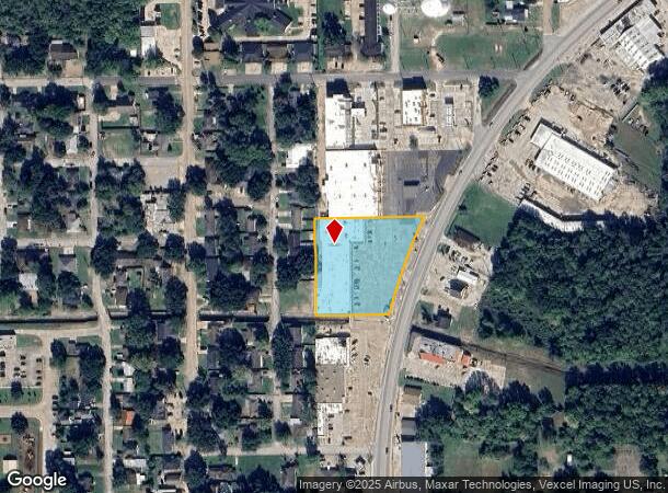 1009 Main St, Liberty, TX Parcel Map