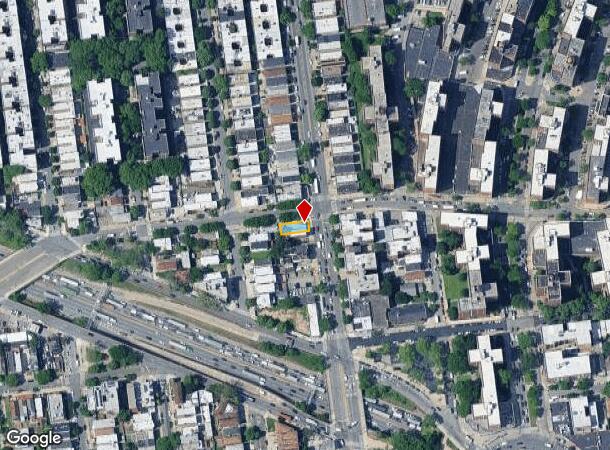 1381 White Plains Rd, Bronx, NY Parcel Map