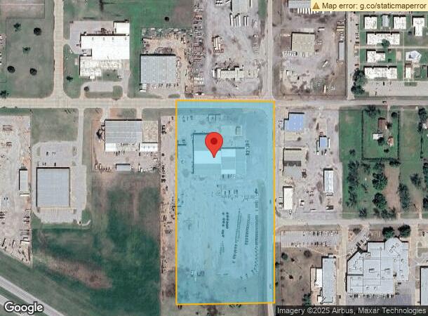  627 N 16Th St, Chickasha, OK Parcel Map