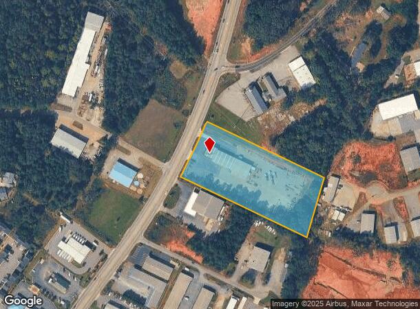  1724 Pearman Dairy Rd, Anderson, SC Parcel Map
