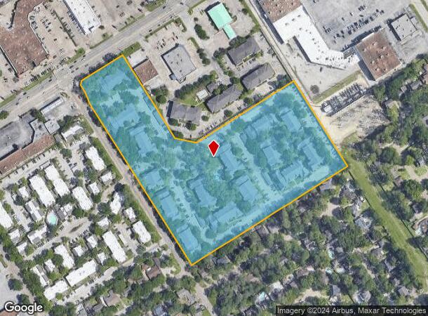  12820 Greenwood Forest Dr, Houston, TX Parcel Map