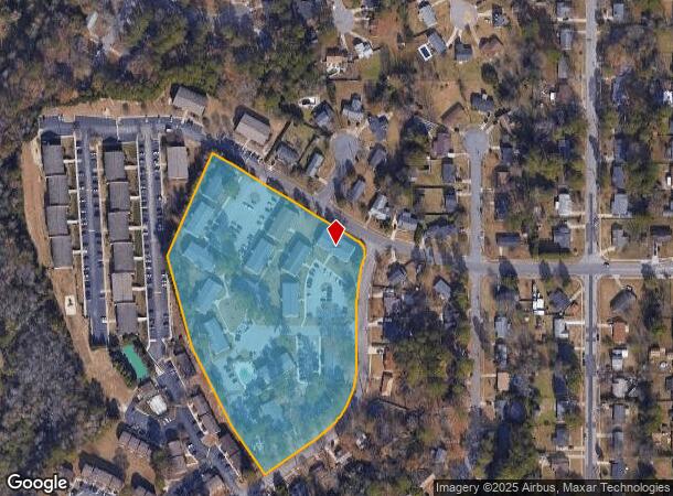  600 Ashbrook Ct, Fayetteville, NC Parcel Map