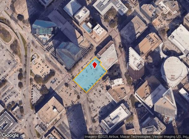  1407 San Jacinto St, Dallas, TX Parcel Map