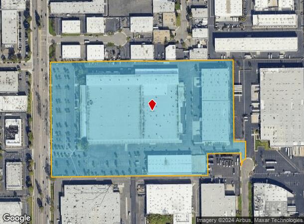  2701 S Harbor Blvd, Santa Ana, CA Parcel Map