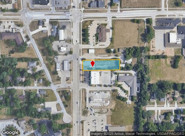  6125 Merle Hay Rd, Johnston, IA Parcel Map