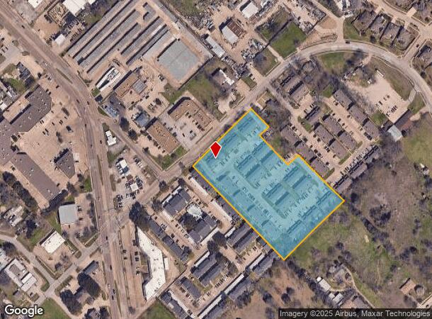 4221 Rosehill Rd, Garland, TX Parcel Map