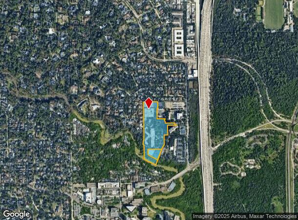 111 N Post Oak Ln, Houston, TX Parcel Map