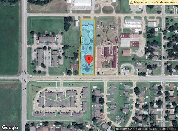  1407 W Highland Ave, Ponca City, OK Parcel Map