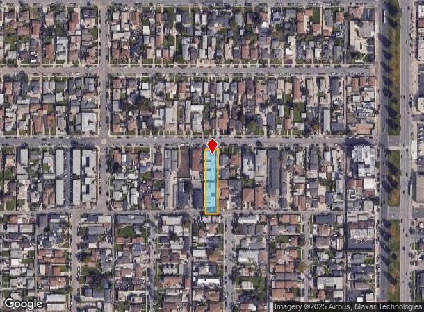  1108 W 110Th St, Los Angeles, CA Parcel Map