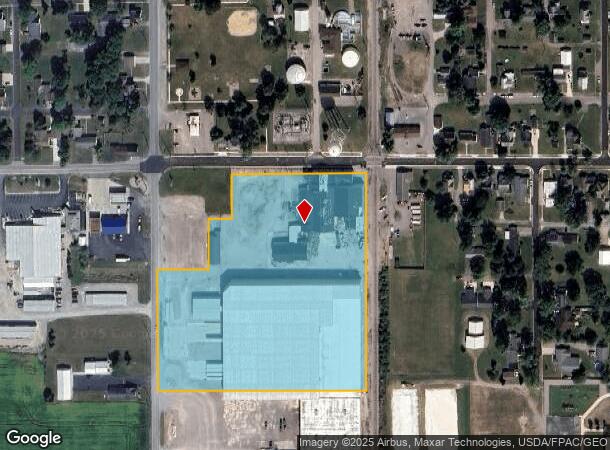  100 S Werner St, Leipsic, OH Parcel Map