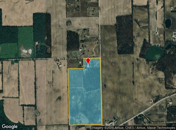  9795 Fisk Rd, Clinton, MI Parcel Map