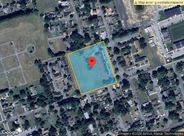  500 Palmer St, Milton, DE Parcel Map