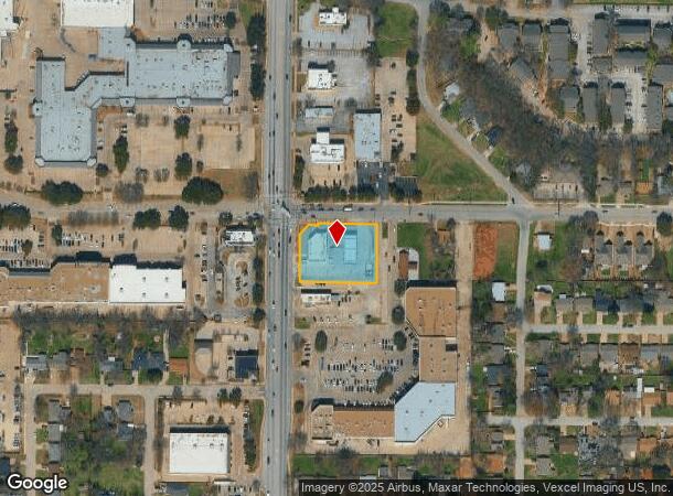  1315 N Collins St, Arlington, TX Parcel Map
