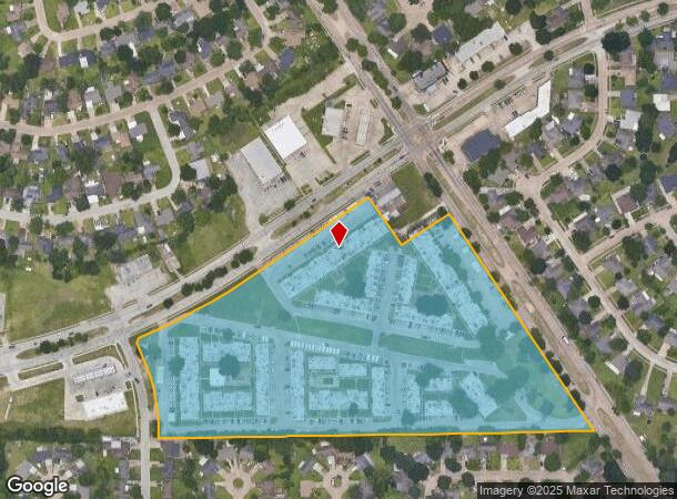  1415 W Gulf Bank Rd, Houston, TX Parcel Map