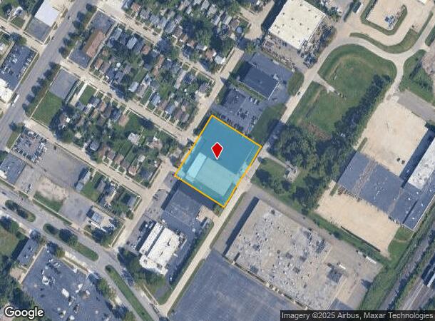 19150 Meginnity St, Melvindale, MI Parcel Map