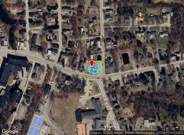  206 Main St, Winthrop, ME Parcel Map