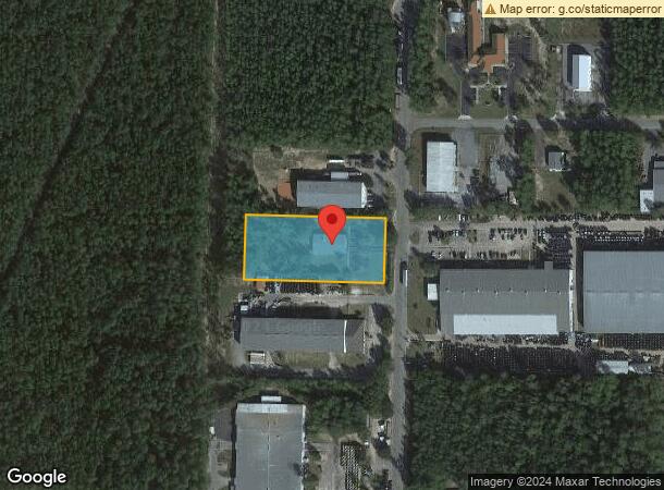  5697 Industrial Blvd, Milton, FL Parcel Map