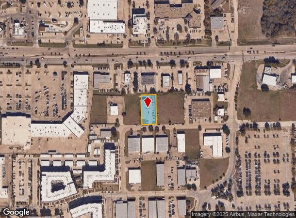  3901 Industrial St, Rowlett, TX Parcel Map