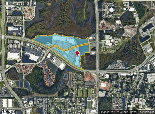  1001-1041 W Osceola Pky, Kissimmee, FL Parcel Map