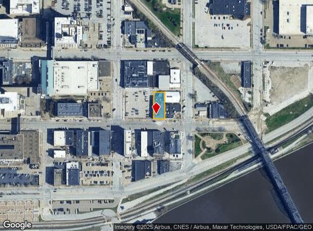 318 E 2Nd St, Davenport, IA Parcel Map