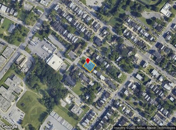 1410 Montpelier St, Baltimore, MD Parcel Map