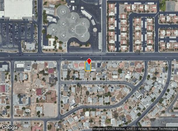  4603 W Desert Inn Rd, Las Vegas, NV Parcel Map