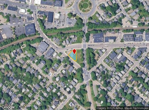  58 Beech St, West Roxbury, MA Parcel Map