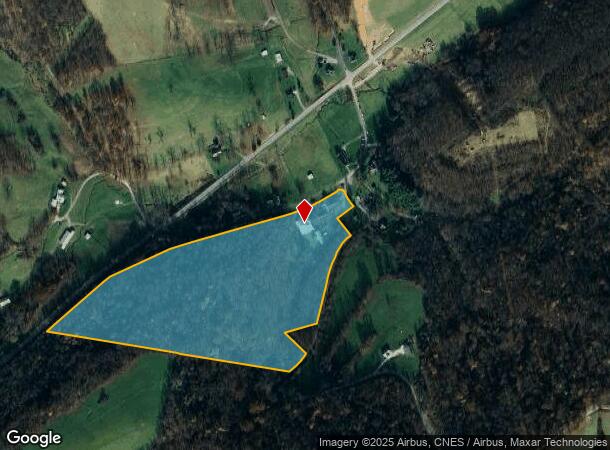 110 Old Concord Rd, Prosperity, PA Parcel Map