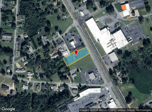 Central St, Hudson, NC Parcel Map