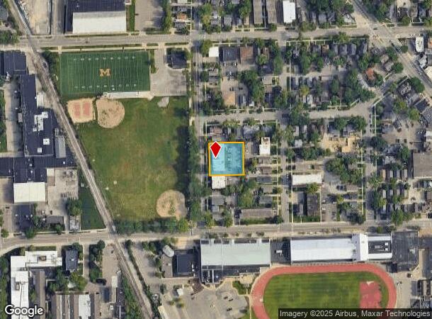 915 S Division St, Ann Arbor, MI Parcel Map