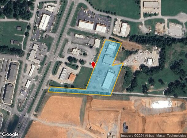  2500-2524 Hospitality Ln, Columbia, TN Parcel Map