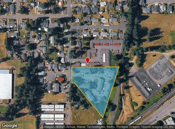800 N Pine St, Canby, OR Parcel Map