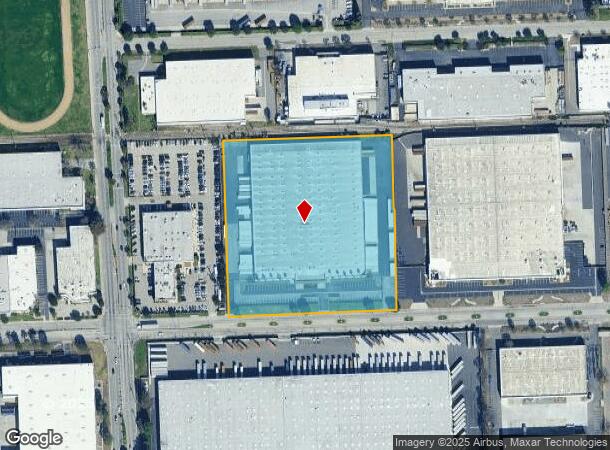  711 W Walnut St, Compton, CA Parcel Map