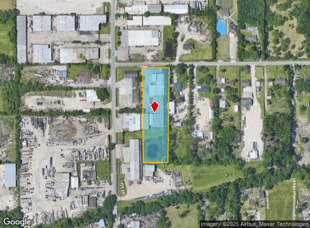  1502 Gault Rd, Houston, TX Parcel Map