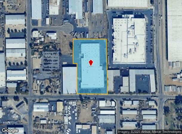  1307 E Pine St, Lodi, CA Parcel Map