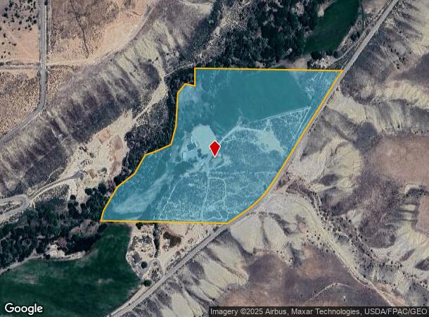  5462 Kannah Creek Rd, Whitewater, CO Parcel Map