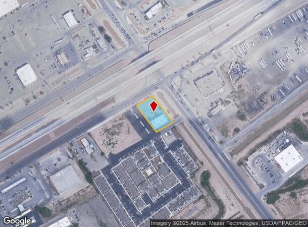  100 S Americas Ave, El Paso, TX Parcel Map