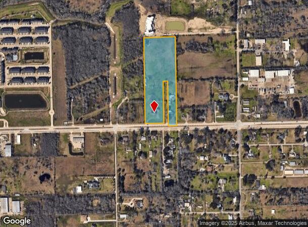 8033 Mchard Rd, Pearland, TX Parcel Map