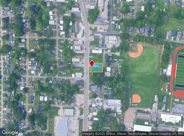  2314 Moss St, Lafayette, LA Parcel Map