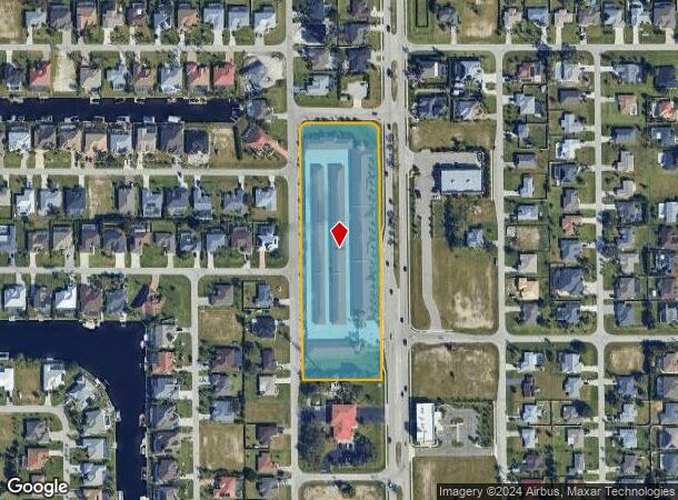  4432 Chiquita Blvd S, Cape Coral, FL Parcel Map