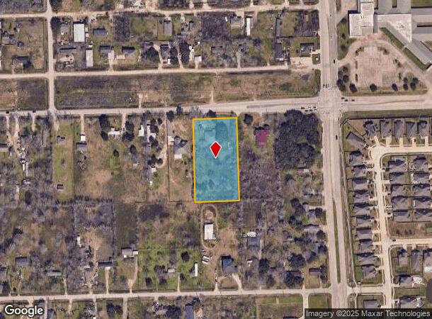  2510 County Road 58, Rosharon, TX Parcel Map