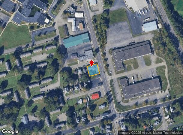 1321 College Ave, Elmira, NY Parcel Map