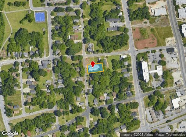 805 Fairview St, High Point, NC Parcel Map