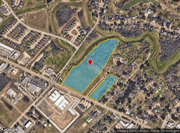 Broadway, Pearland, TX Parcel Map