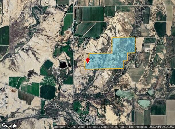 1024 P Rd, Mack, CO Parcel Map