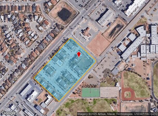  2140 N Zaragoza Rd, El Paso, TX Parcel Map