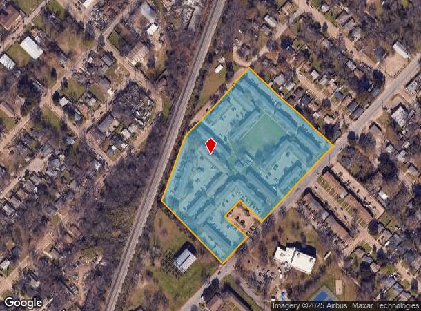  3604 Agnes St, Dallas, TX Parcel Map