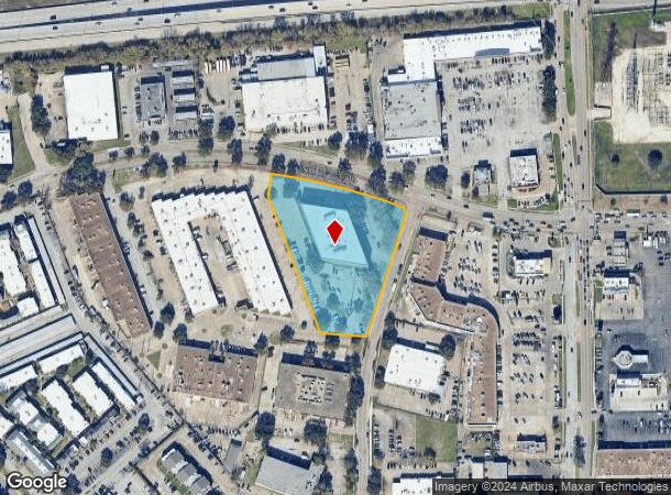  10101 Harwin Dr, Houston, TX Parcel Map