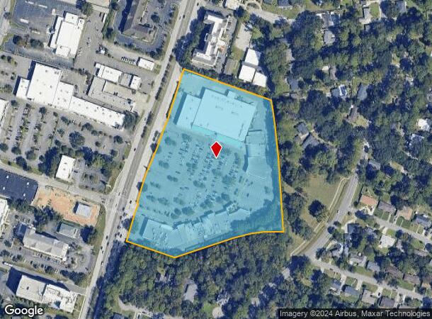  5500 Abercorn St, Savannah, GA Parcel Map